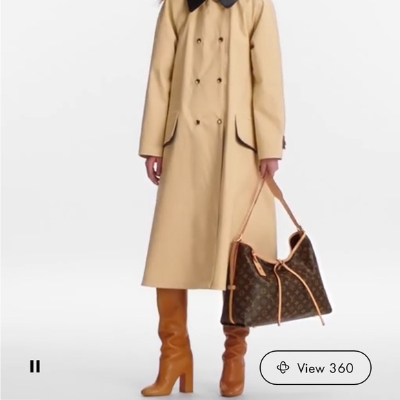 Louis Vuitton Brown Monogram Women's Bag CARRYALL MM - Picture 12 of 16